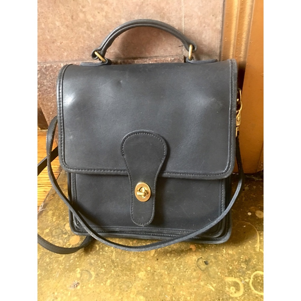 Vintage Coach Top Handle Station Bag Purse
